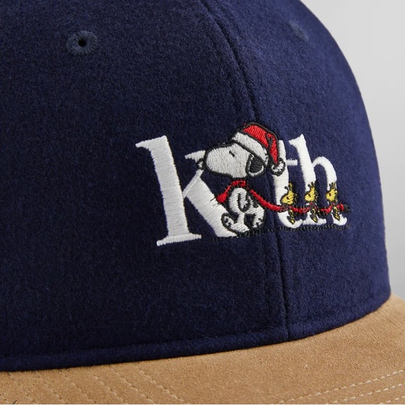 LIMITED RELEASE! SOLD OUT! Kith for Peanuts Melton Wool Cap - Picture 2 of 9
